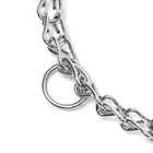 Ошейник - удавка с табличкой под гравировку, плетёный, 40 см, толщина проволоки 2 мм - Фото 2