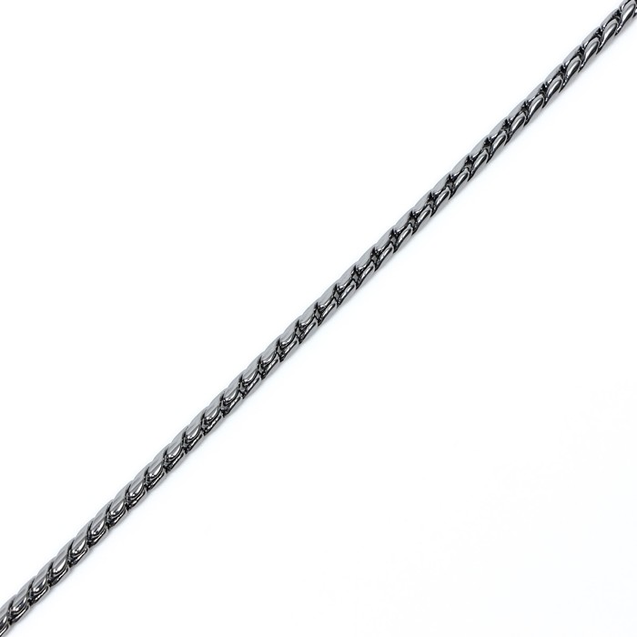 Ошейник - удавка "Кобра", 40 см, толщина цепочки 3 мм, черный