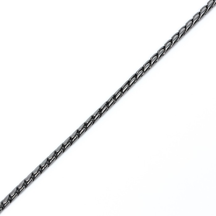 Ошейник - удавка "Кобра", 50 см, толщина цепочки 4 мм, черный