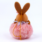 Мягкая игрушка «Зайчик» на подвесе, 8 см, цвет МИКС - Фото 3