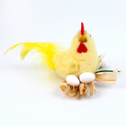 Мягкая игрушка «Курочка в гнёздышке», 7 см, цвет МИКС - Фото 1