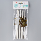 Трубочки для коктейля «Медвежата», набор 6 шт. - Фото 4