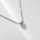 Кулон «Сияние» шар, цвет серебро, 39 см - Фото 2