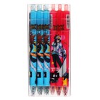 Ручка гелевая автоматическая 0,5мм синяя "Аниме", МИКС - Фото 4