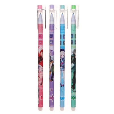 Ручка гелевая Calligrata «Аниме», синий стержень, узел 0.5 мм, МИКС