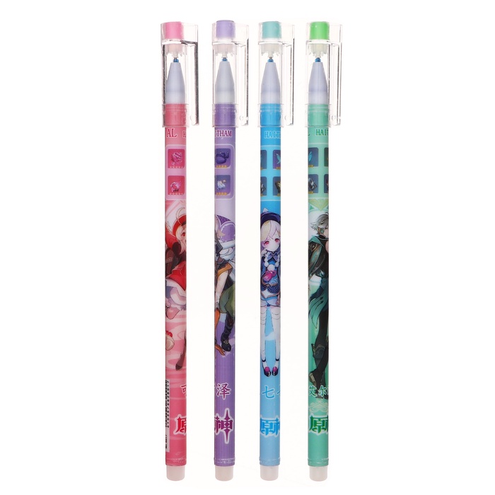 Ручка гелевая Calligrata «Аниме», синий стержень, узел 0.5 мм, МИКС - Фото 1