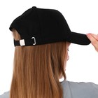 Кепка женская Kawaii, чёрная, р-р 56 - фото 24590634