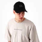 Кепка мужская «13», цвет чёрный, р-р 56 9942488