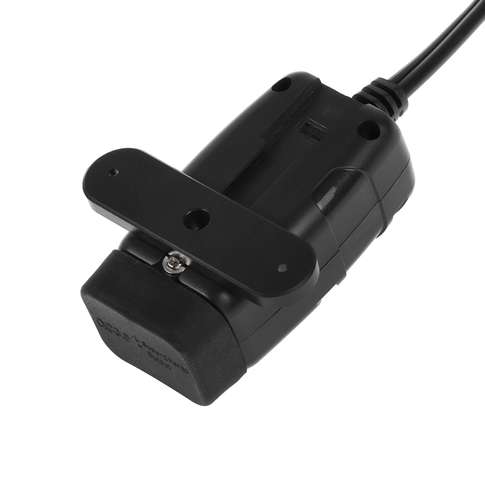 Зарядное устройство на руль мото с тумблером, USB + 3.0 Type-C,  провод 40 см