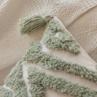 Наволочка декоративная с кисточками SL Home, 45×45 см, хлопок 100%, зелёная - Фото 3