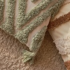 Наволочка декоративная с кисточками SL Home, 45×45 см, хлопок 100%, зелёная - Фото 7