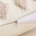 Наволочка декоративная с кисточками SL Home, 45×45 см, серая, бежевая - Фото 13
