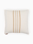 Наволочка декоративная с вышивкой SL Home, 45×45 см, хлопок 100%, молочная - Фото 2