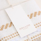 Наволочка декоративная с вышивкой SL Home, 45×45 см, хлопок 100%, молочная - Фото 7