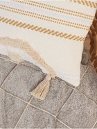 Наволочка декоративная с кисточками SL Home, 45×45 см, хлопок 100%, молочная - Фото 6