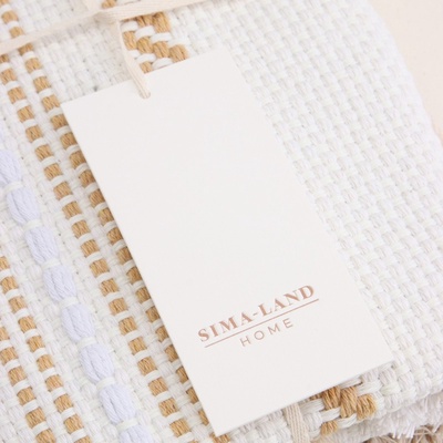 Наволочка декоративная с кисточками SL Home, 45×45 см, хлопок 100%, молочная