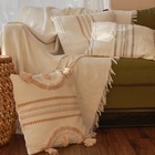 Наволочка декоративная с кисточками SL Home, 45×45 см, хлопок 100%, молочная - Фото 9