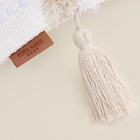 Наволочка декоративная с кисточками SL Home, 45×45 см, хлопок 100%, молочная - Фото 11