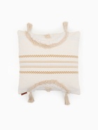 Наволочка декоративная с кисточками SL Home, 45×45 см, хлопок 100%, молочная - Фото 12