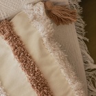 Наволочка декоративная с кисточками SL Home, 45×45 см, хлопок 100%, бежевая - Фото 5