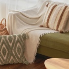 Наволочка декоративная с кисточками SL Home, 45×45 см, хлопок 100%, бежевая - Фото 6