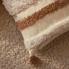 Наволочка декоративная с кисточками SL Home, 45×45 см, хлопок 100%, бежевая - Фото 8