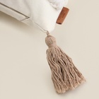 Наволочка декоративная с кисточками SL Home, 45×45 см, хлопок 100%, бежевая - Фото 17