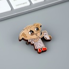 Значок деревянный «Запах свободы», 3,4 х 3,3 см - Фото 4