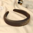 Ободок для волос "Перелив" 3 см, золото - фото 6151542