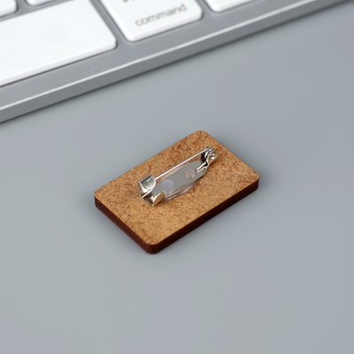 Значок деревянный «Телец», 8×10 см