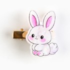 Заколка для волос вертящаяся «Зайка», 2.5×3 см - Фото 2