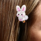 Заколка для волос вертящаяся «Зайка», 2.5×3 см - Фото 8