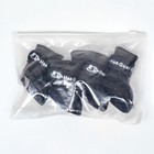 Сапоги резиновые для животных «Вездеход», набор 4 шт., р-р S (подошва 4×3 см), чёрные - Фото 4