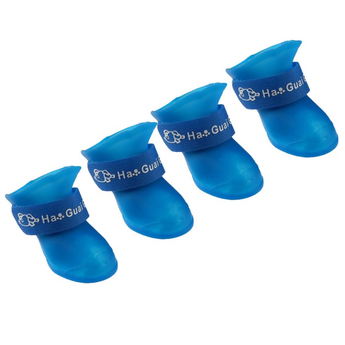 Сапоги резиновые "Вездеход", набор 4 шт., р-р М (подошва 5 Х 4 см), синие - Фото 1