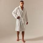 Халат махровый мужской SL HOME: Basic "Блан де Блан", размер XL, 100% хлопок, 420 г/м2 - Фото 4