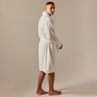 Халат махровый мужской SL HOME: Basic "Блан де Блан", размер XL, 100% хлопок, 420 г/м2 - Фото 7