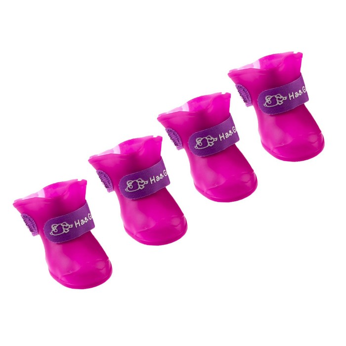 Сапоги резиновые "Вездеход", набор 4 шт., р-р S (подошва 4 Х 3 см), фиолетовые - Фото 1