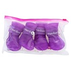 Сапоги резиновые для животных «Вездеход», набор 4 шт., р-р М (подошва 5×4 см), фиолетовые - Фото 7
