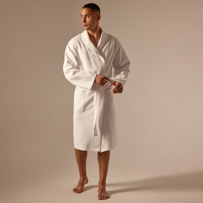 Халат вафельный мужской SL HOME: Waffle «Блан де Блан», размер XL, хлопок 100%, белый