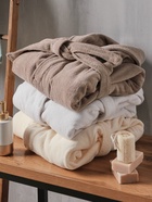 Халат махровый женский SL HOME: Basic «Блан де Блан», размер 42 (S), хлопок 100%, белый - Фото 7