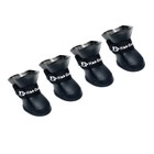 Сапоги резиновые для животных «Вездеход», набор 4 шт., р-р L (подошва 5.7×4.5 см), чёрные - Фото 1