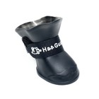 Сапоги резиновые для животных «Вездеход», набор 4 шт., р-р L (подошва 5.7×4.5 см), чёрные - Фото 3