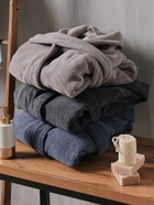 Халат махровый женский SL HOME: Basic «Гри Сандре», размер 46 (L), хлопок 100%, тёмно-серый - Фото 12