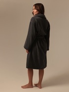 Халат махровый женский SL HOME: Basic «Гри Сандре», размер 46 (L), хлопок 100%, тёмно-серый - Фото 4