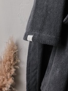 Халат махровый женский SL HOME: Basic «Гри Сандре», размер 46 (L), хлопок 100%, тёмно-серый - Фото 9