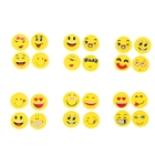 Набор ластиков фигурных Веселые смайлы 4шт в блистере микс - Фото 2