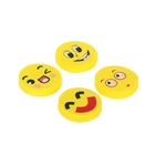 Набор ластиков фигурных Веселые смайлы 4шт в блистере микс - Фото 3