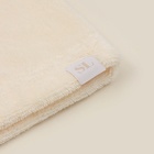 Халат махровый с капюшоном женский SL HOME: Basic «Айвори», размер M, хлопок 100%, молочный - Фото 11