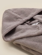 Халат махровый с капюшоном женский SL HOME: Basic «Софт Мист», размер L, хлопок 100%, серый - Фото 7