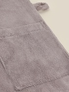 Халат махровый с капюшоном женский SL HOME: Basic «Софт Мист», размер L, хлопок 100%, серый - Фото 9